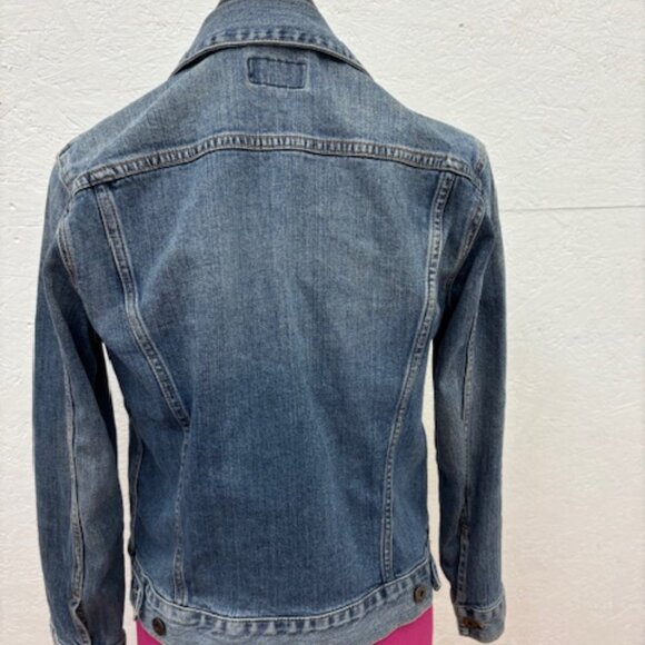 Lucky Brand Classic Jean Jacket, Distressed, Small - Picture 6 of 8